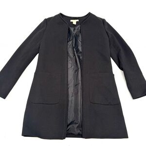 H&M black coat size 4